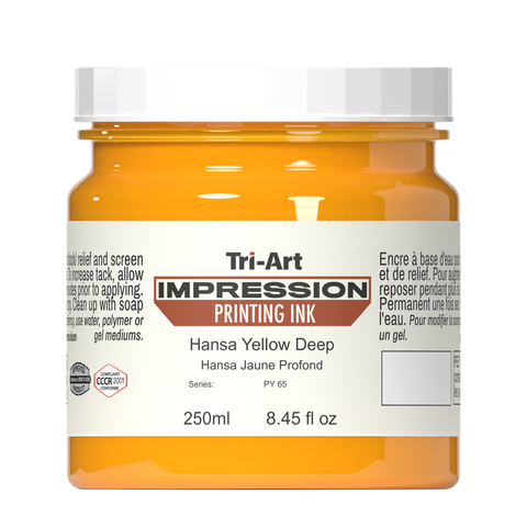 Impressions Block Printing Ink - Yellow Deep - Art Noise