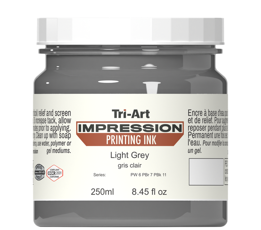Impressions Block Printing Ink - Light Grey - Art Noise