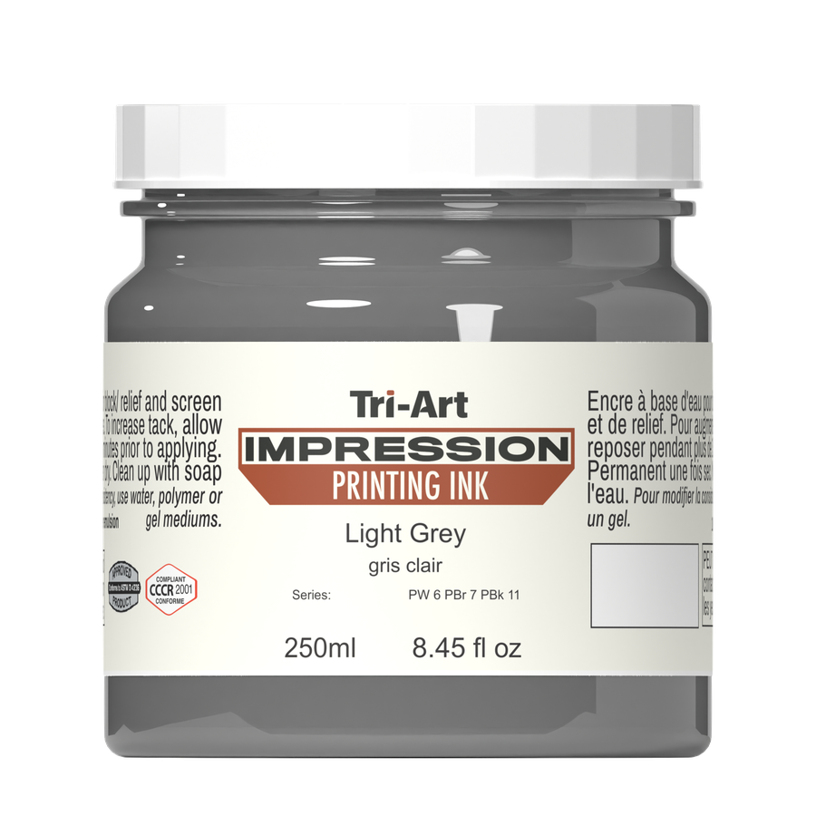 Impressions Block Printing Ink - Light Grey - Art Noise