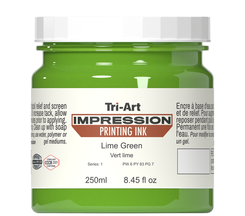 Impressions Block Printing Ink - Lime Green - Art Noise