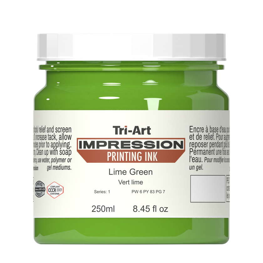 Impressions Block Printing Ink - Lime Green - Art Noise