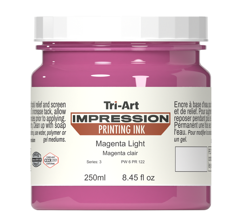 Impressions Block Printing Ink - Magenta Light - Art Noise