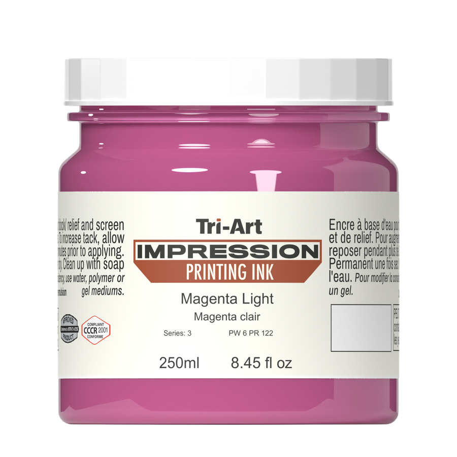 Impressions Block Printing Ink - Magenta Light - Art Noise