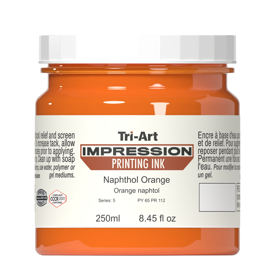 Impressions Block Printing Ink - Orange - Art Noise