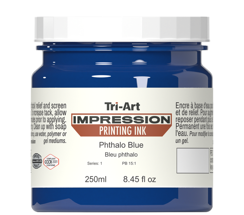 Impressions Block Printing Ink - Phthalo Blue - Art Noise