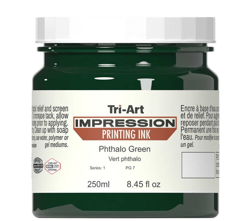 Impressions Block Printing Ink - Phthalo Green - Art Noise