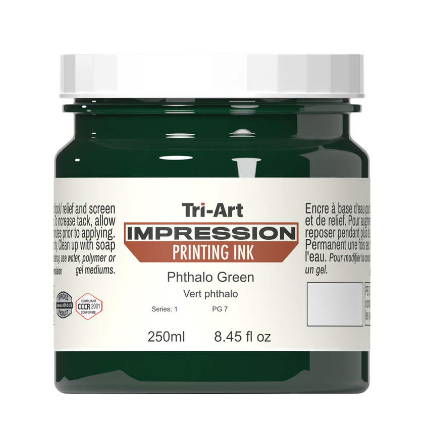 Impressions Block Printing Ink - Phthalo Green - Art Noise