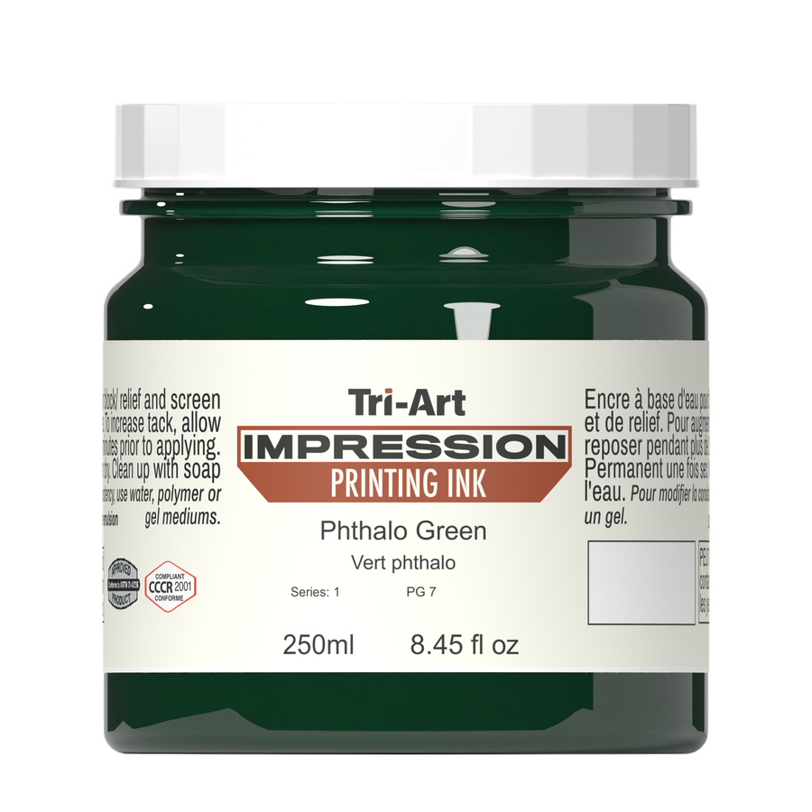 Impressions Block Printing Ink - Phthalo Green - Art Noise