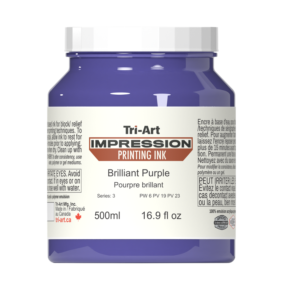 Impressions Block Printing Ink - Brilliant Purple - Art Noise
