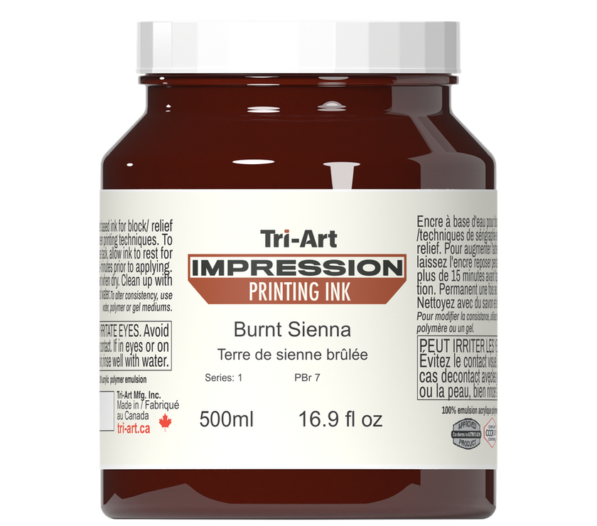Impressions Block Printing Ink - Burnt Sienna - Art Noise