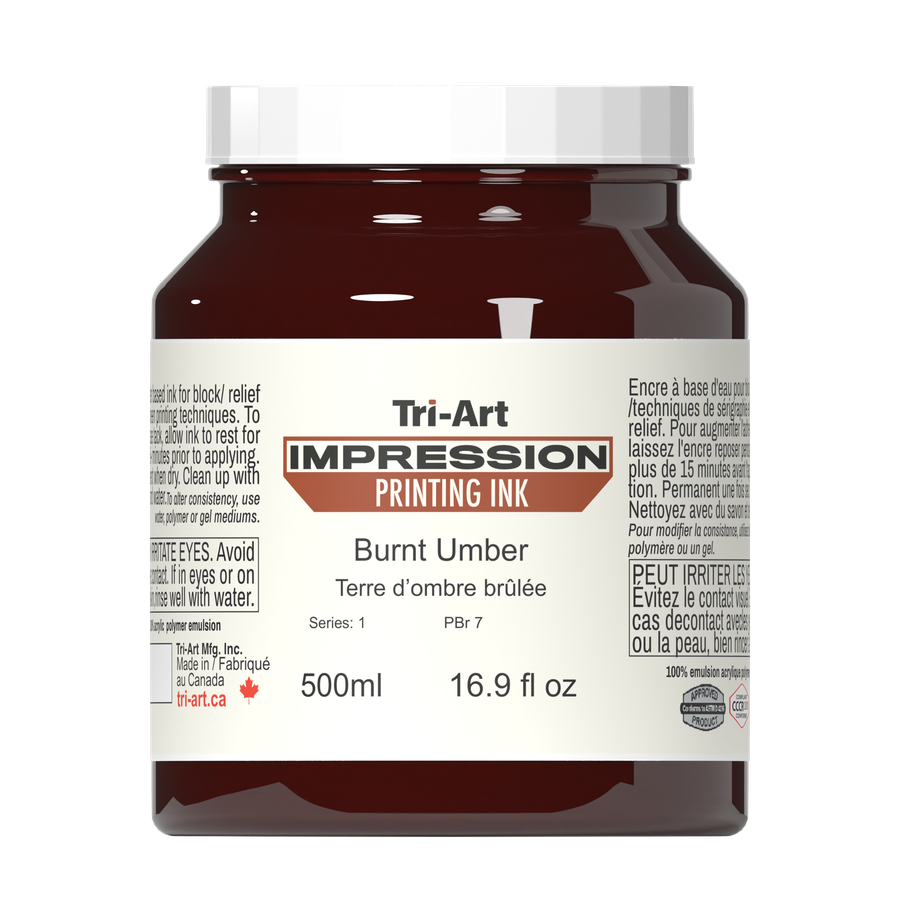 Impressions Block Printing Ink - Burnt Umber - Art Noise