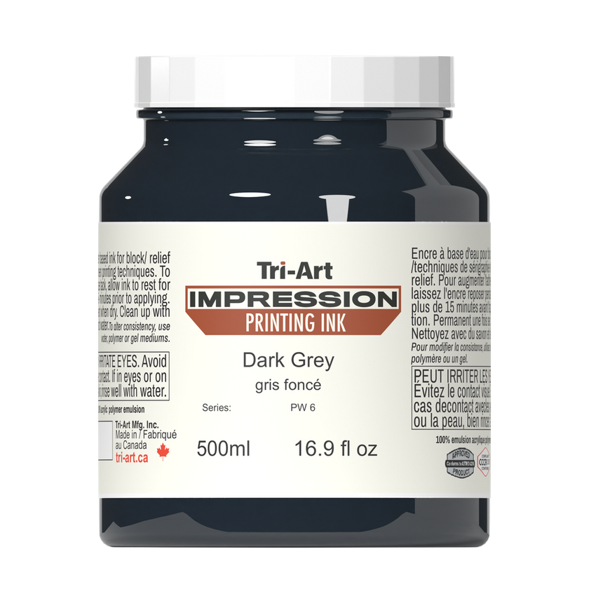 Impressions Block Printing Ink - Dark Grey - Art Noise
