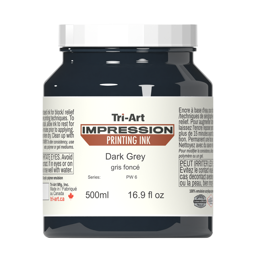 Impressions Block Printing Ink - Dark Grey - Art Noise