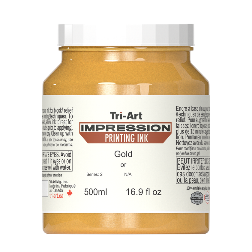 Impressions Block Printing Ink - Iridescent Gold - Art Noise