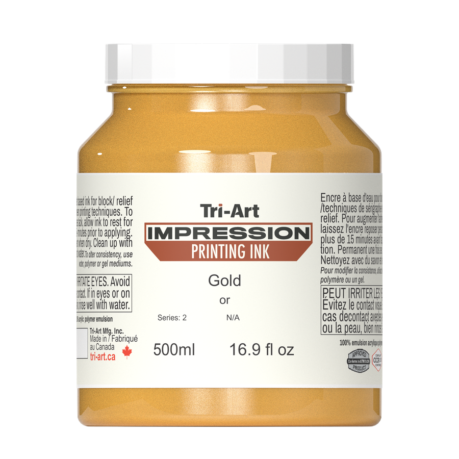 Impressions Block Printing Ink - Iridescent Gold - Art Noise