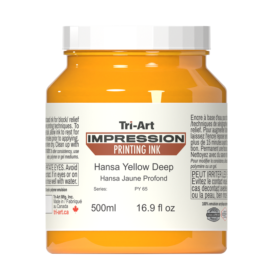 Impressions Block Printing Ink - Yellow Deep - Art Noise