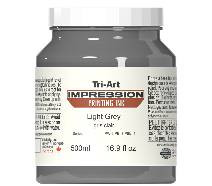 Impressions Block Printing Ink - Light Grey - Art Noise