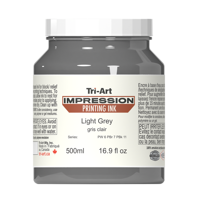 Impressions Block Printing Ink - Light Grey - Art Noise