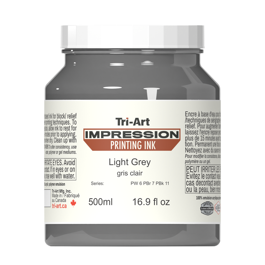 Impressions Block Printing Ink - Light Grey - Art Noise