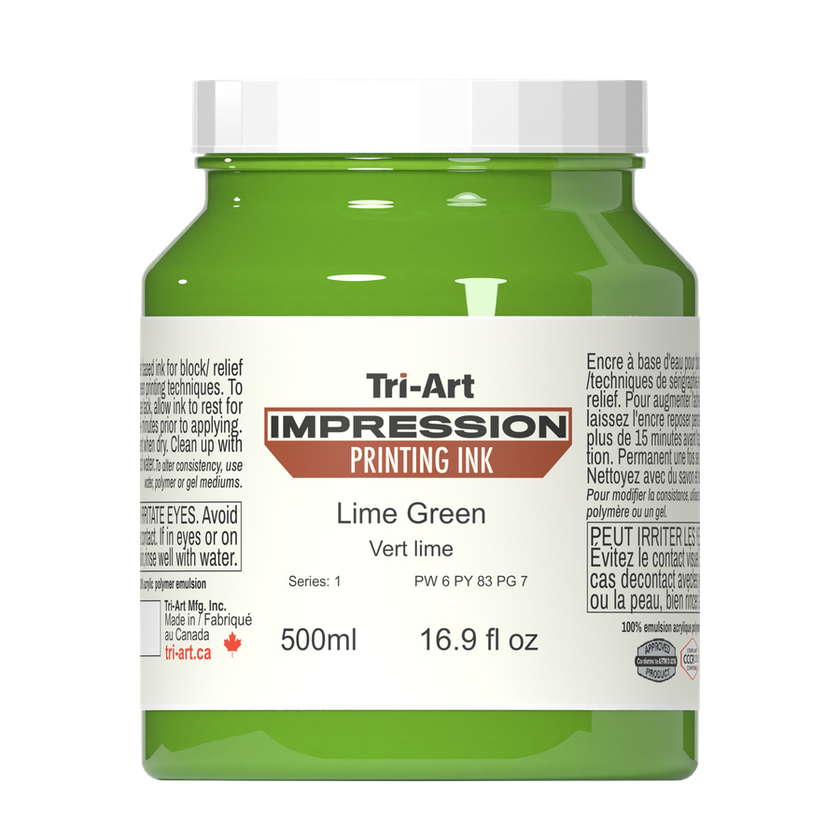 Impressions Block Printing Ink - Lime Green - Art Noise