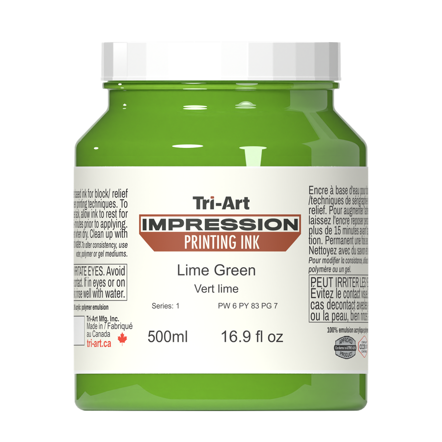 Impressions Block Printing Ink - Lime Green - Art Noise