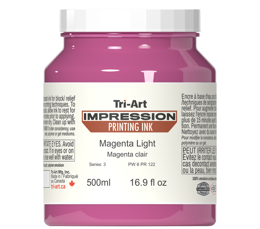 Impressions Block Printing Ink - Magenta Light - Art Noise