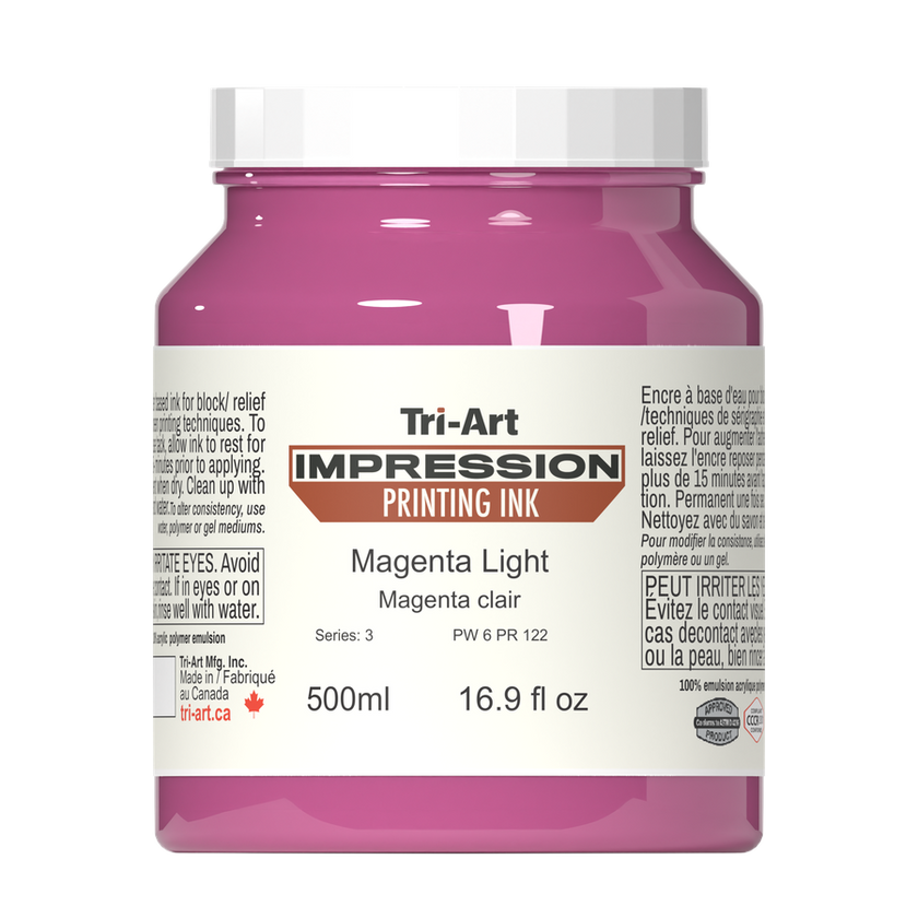 Impressions Block Printing Ink - Magenta Light - Art Noise