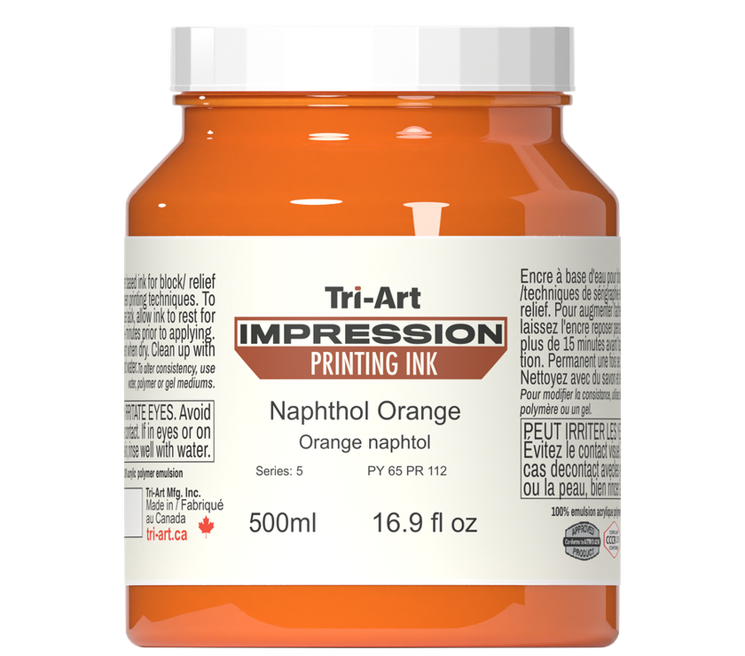 Impressions Block Printing Ink - Orange - Art Noise