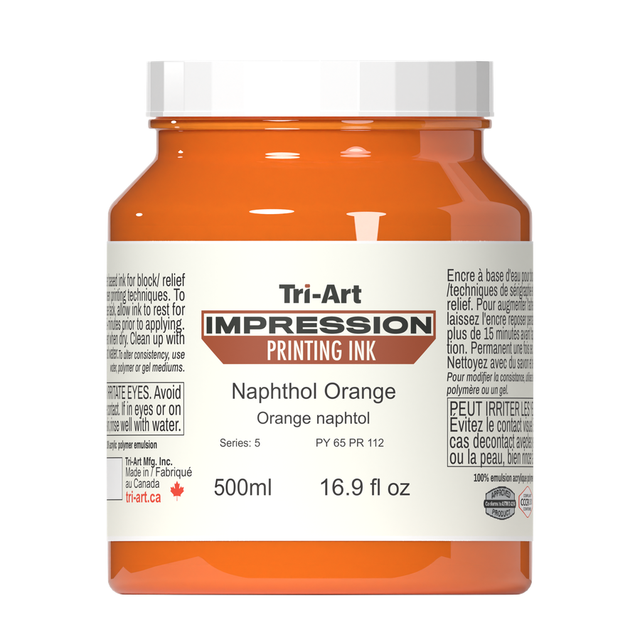 Impressions Block Printing Ink - Orange - Art Noise