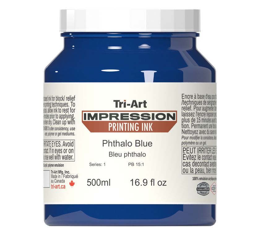 Impressions Block Printing Ink - Phthalo Blue - Art Noise