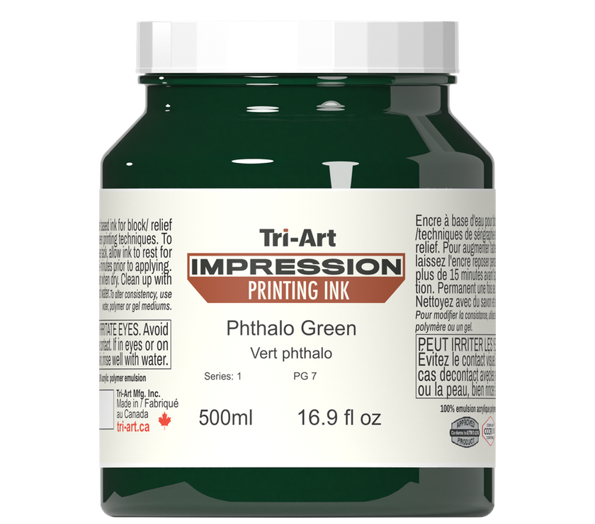 Impressions Block Printing Ink - Phthalo Green - Art Noise