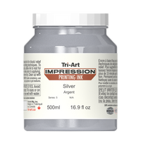 Impressions Block Printing Ink - Silver - Art Noise