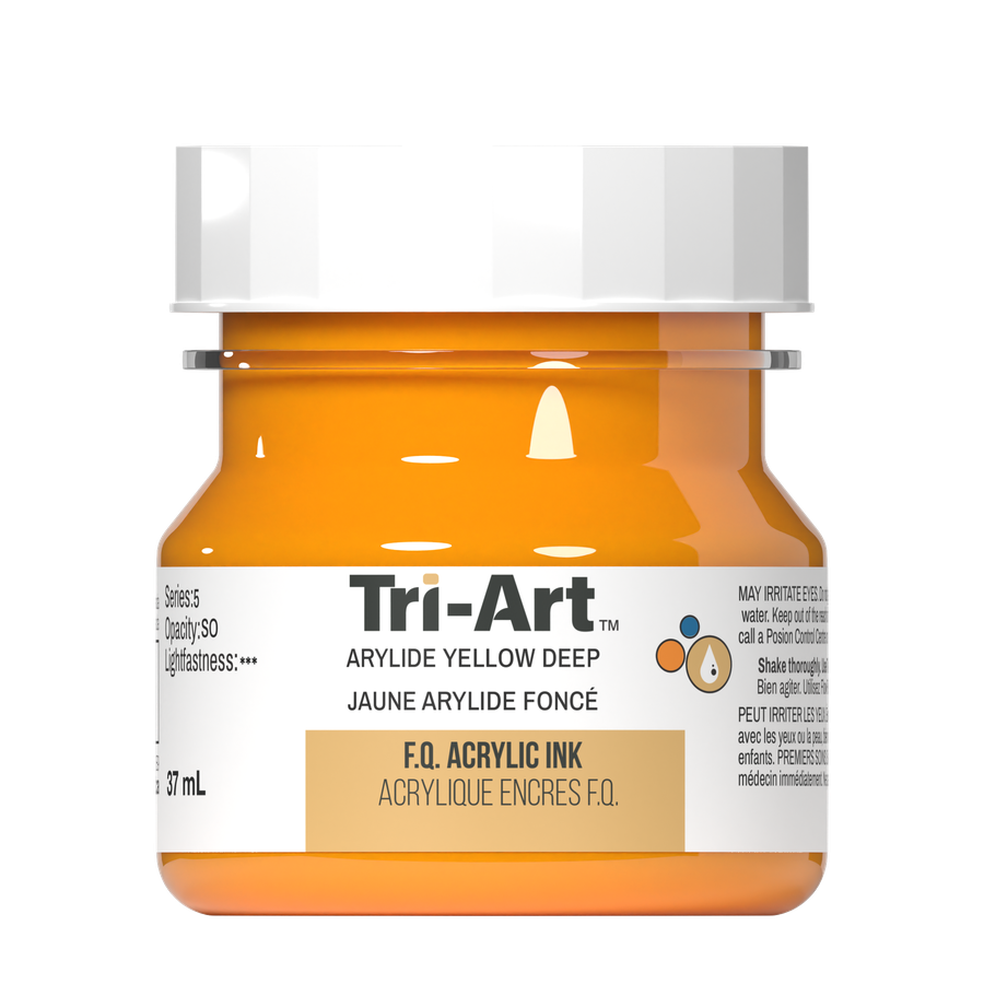 Tri-Art Ink - Arylide Yellow Deep - 37mL - Art Noise Tri-Art Ink - Arylide Yellow Deep - 37mL Triart product_type art-noise.myshopify.com tri-art-ink-arylide-yellow-deep-37ml
