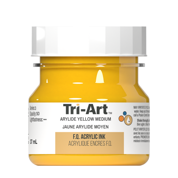 Tri-Art Ink - Arylide Yellow Medium - 37mL - Art Noise