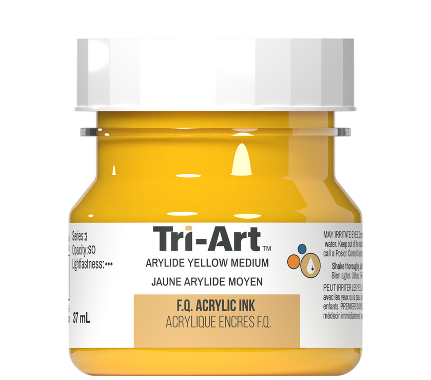 Tri-Art Ink - Arylide Yellow Medium - 37mL - Art Noise