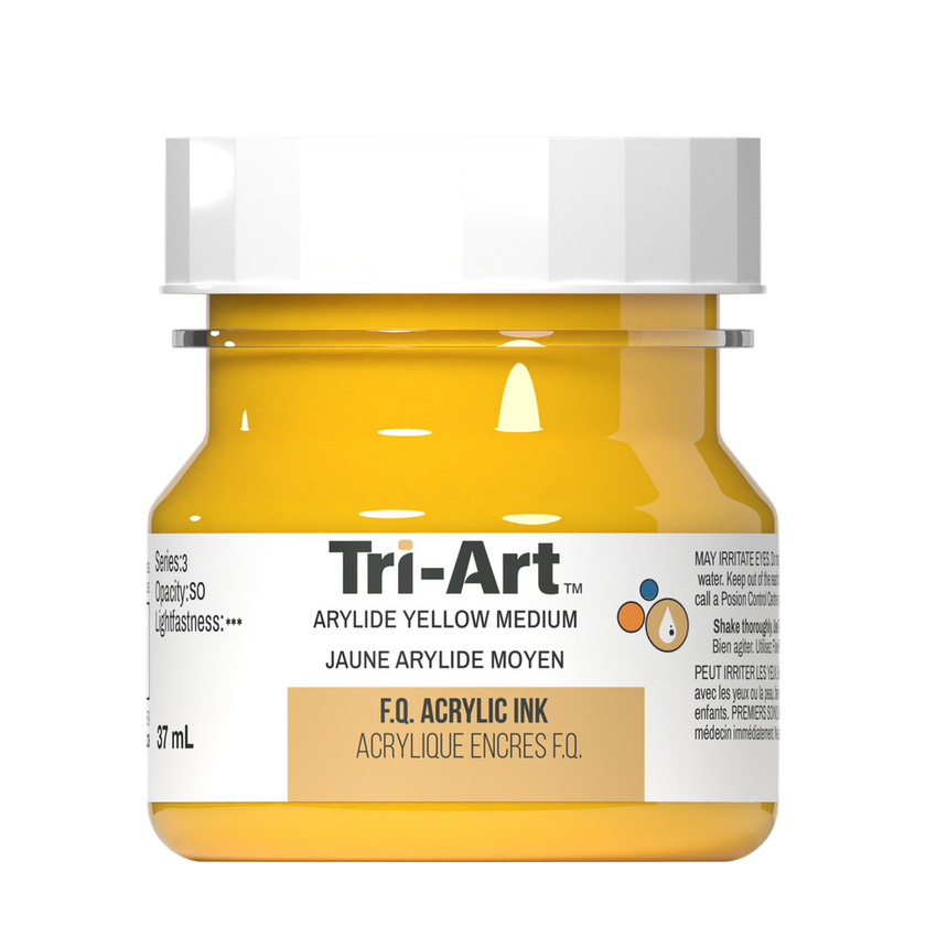 Tri-Art Ink - Arylide Yellow Medium - 37mL - Art Noise