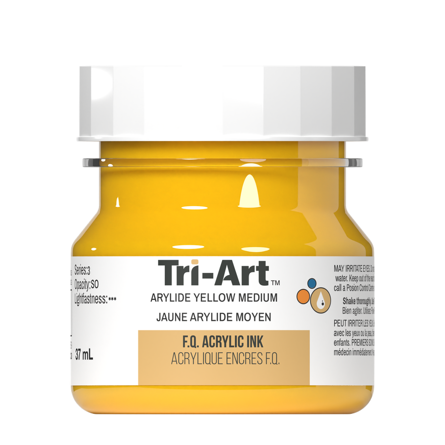 Tri-Art Ink - Arylide Yellow Medium - 37mL