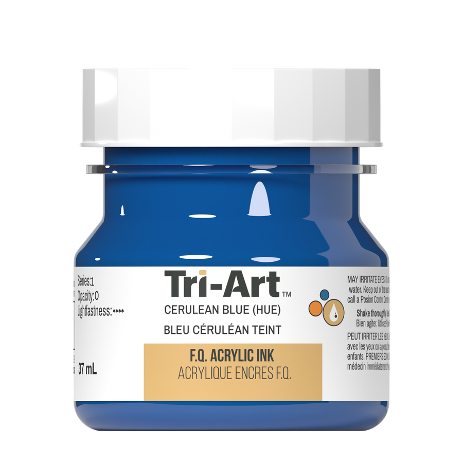 Tri-Art Ink - Cerulean Blue (Hue) - 37mL - Art Noise Tri-Art Ink - Cerulean Blue (Hue) - 37mL Triart product_type art-noise.myshopify.com tri-art-ink-cerulean-blue-hue-37ml