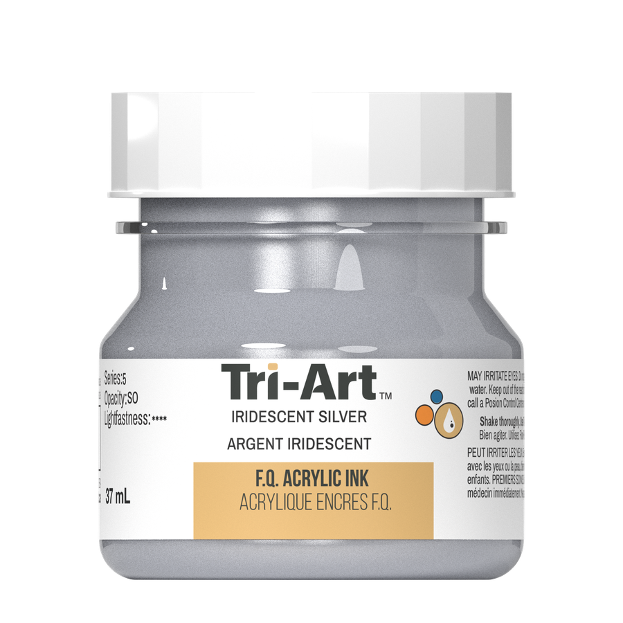 Tri-Art Ink - Iridescent Silver - 37mL - Art Noise Tri-Art Ink - Iridescent Silver - 37mL Triart product_type art-noise.myshopify.com tri-art-ink-iridescent-silver-37ml