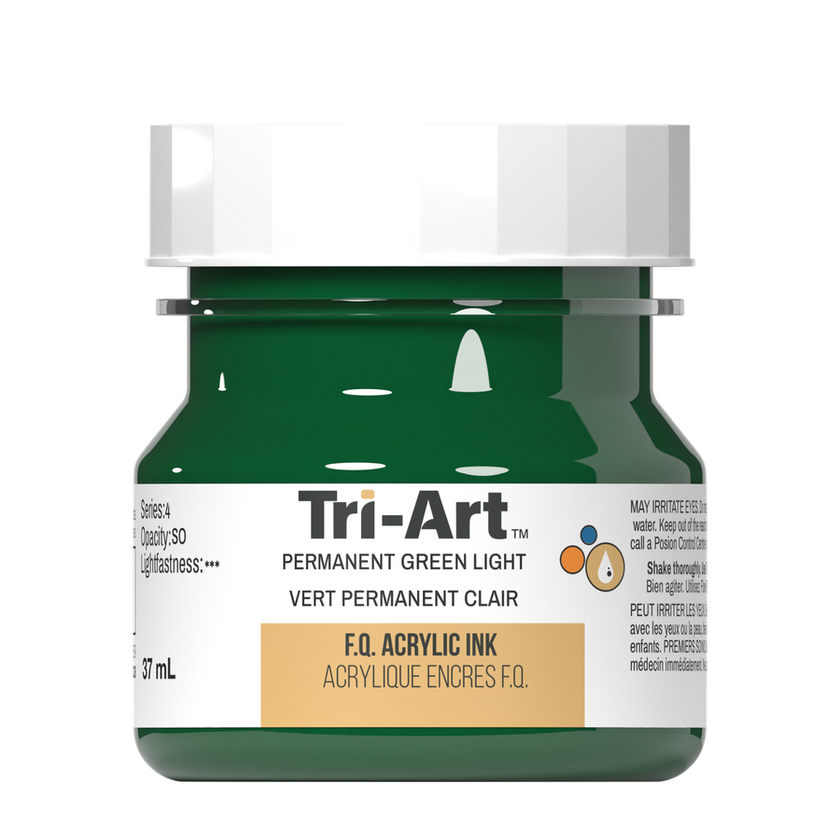 Tri-Art Ink - Permanent Green Light - 37mL - Art Noise