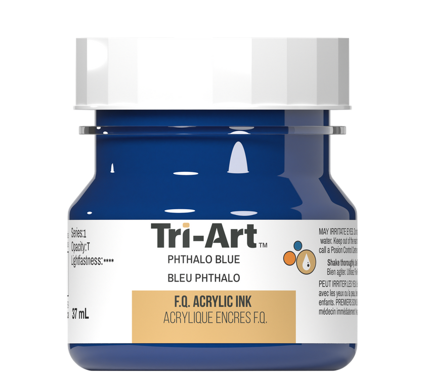 Tri-Art Ink - Phthalo Blue - 37mL - Art Noise