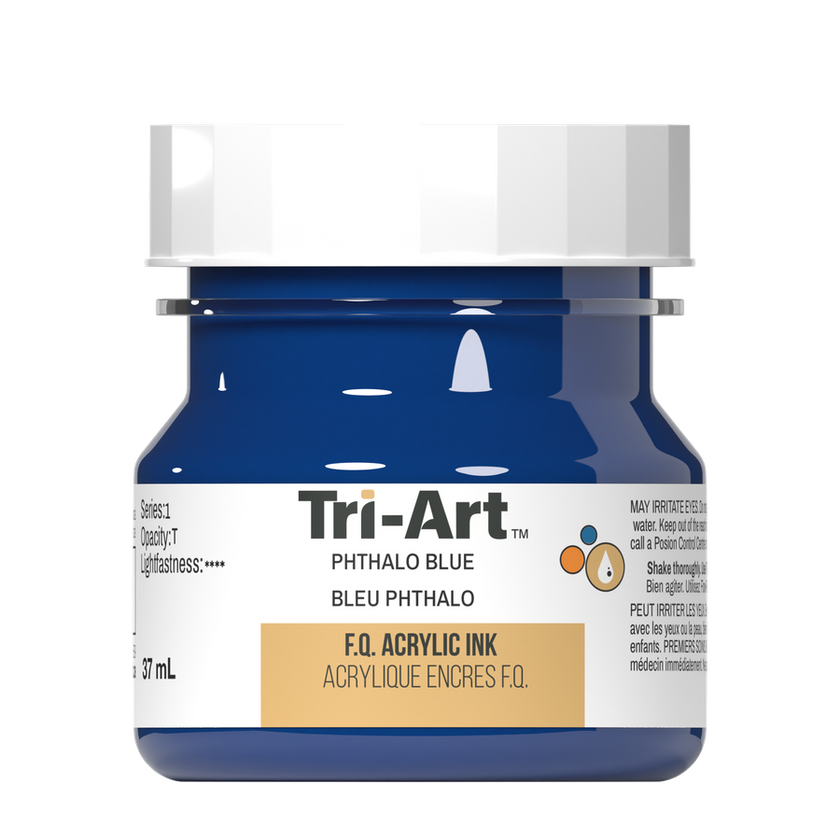Tri-Art Ink - Phthalo Blue - 37mL - Art Noise