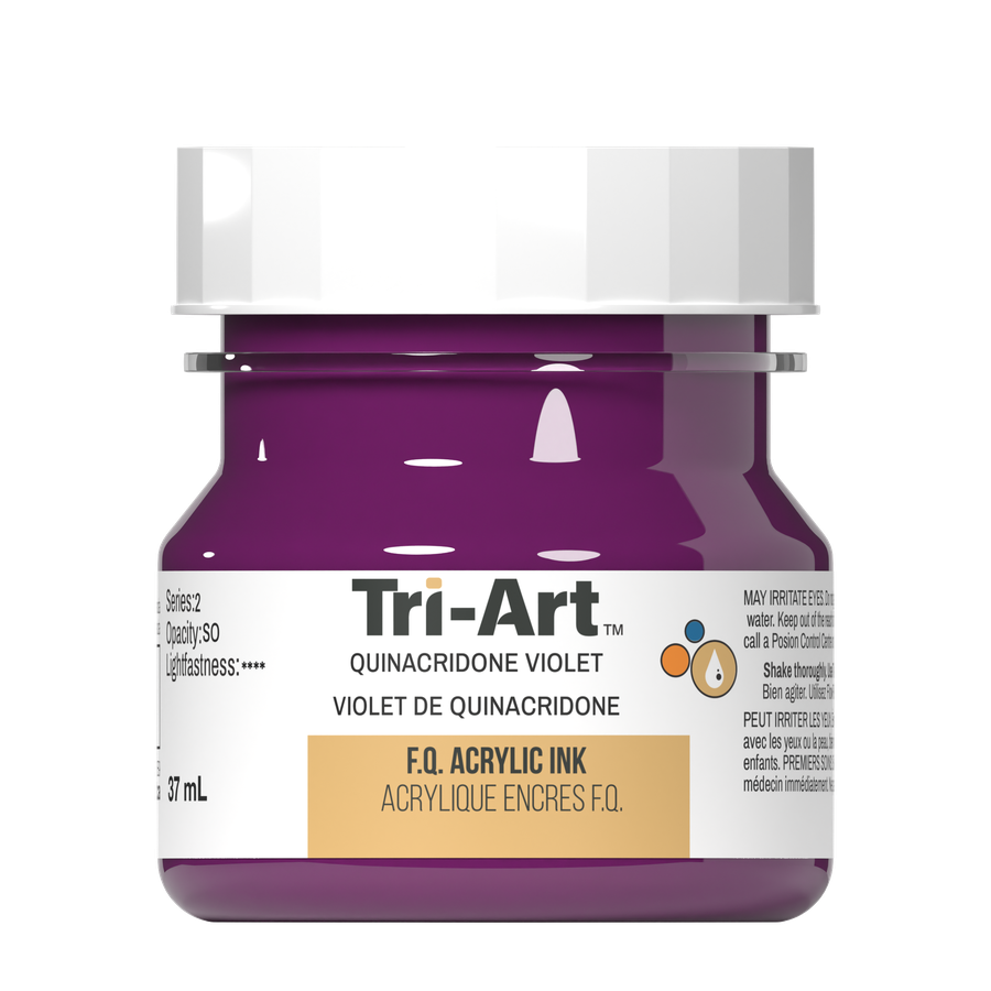 Tri-Art Ink - Quinacridone Violet - 37mL - Art Noise