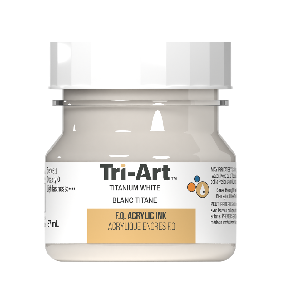 Tri-Art Ink - Titanium White - 37mL - Art Noise