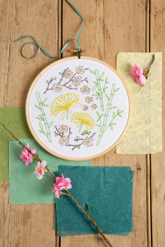 Hawthorn Handmade - Japanese Garden Embroidery Kit