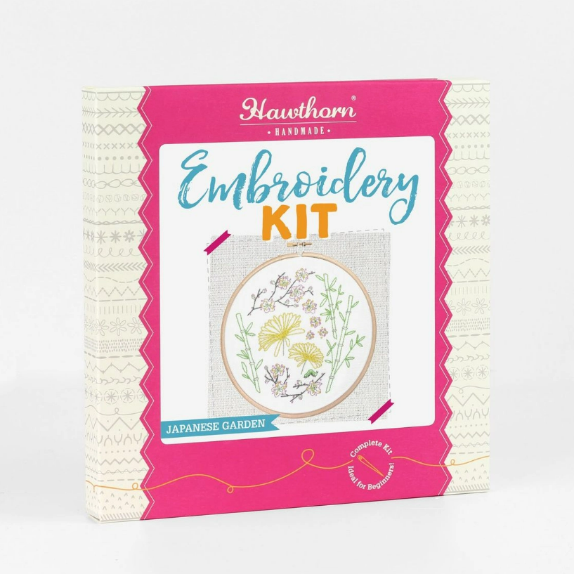 Hawthorn Handmade - Japanese Garden Embroidery Kit