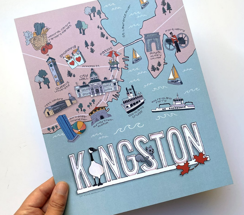 Found & Lost Art - Kingston 8x10" Print - Art Noise