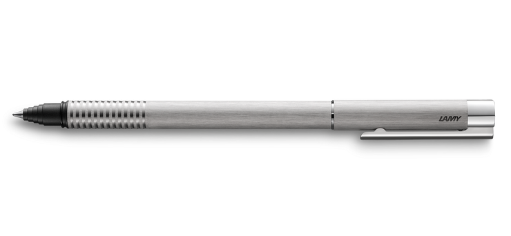 Lamy - Logo - Rollerball Pen - Brushed Steel - Art Noise