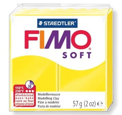 Staedtler-Mars - Modelling Clay Fimo Soft - Lemon - Art Noise