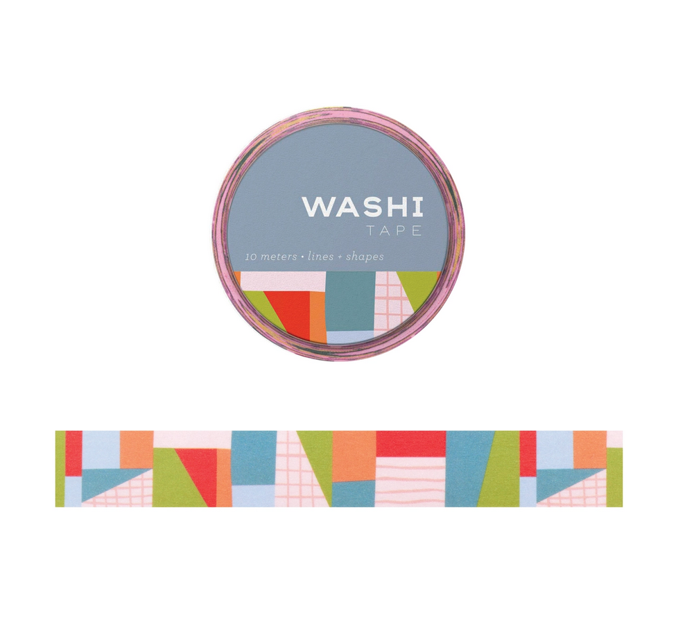 Girl of All Work - Lines + Shapes Washi Tape